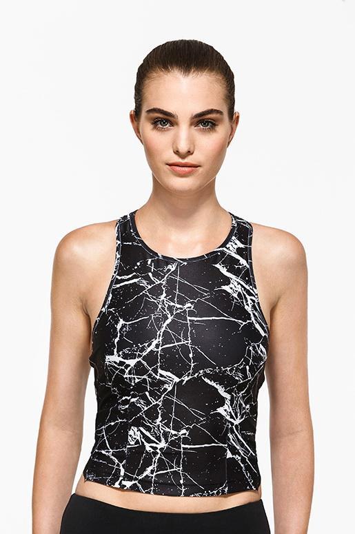 Blakeli Graphic Cropped Training Tank