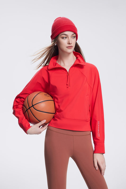 Nina Half Zip Sweatshirt