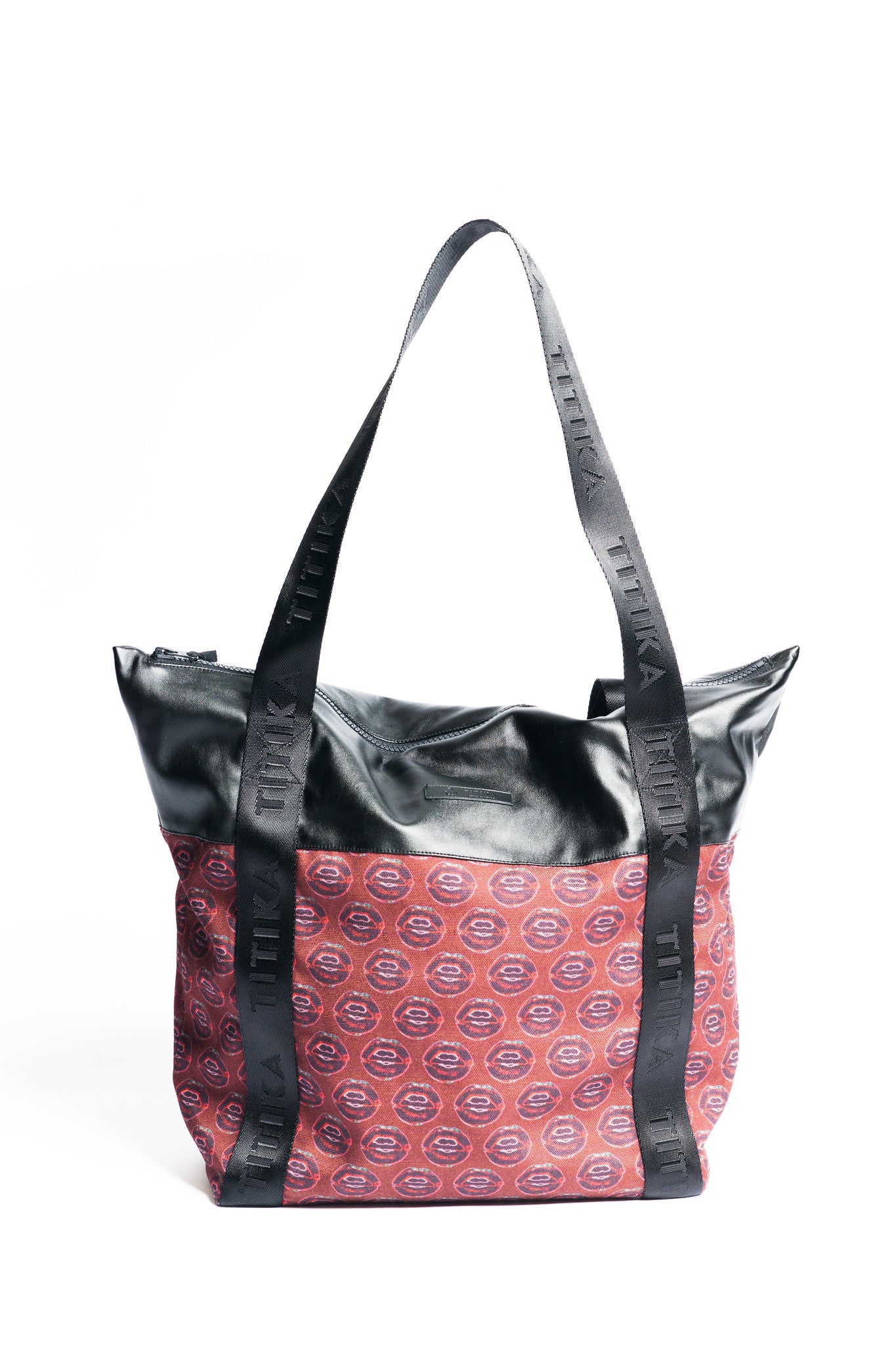 Sandie Tote Burgundy-Lips