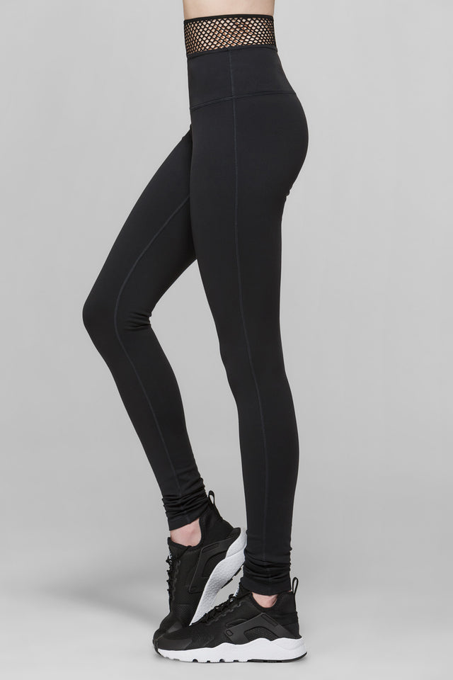 Brittany Mesh Waist Leggings