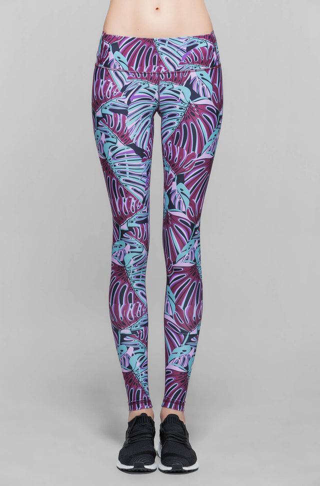 Legging graphique Monstera 