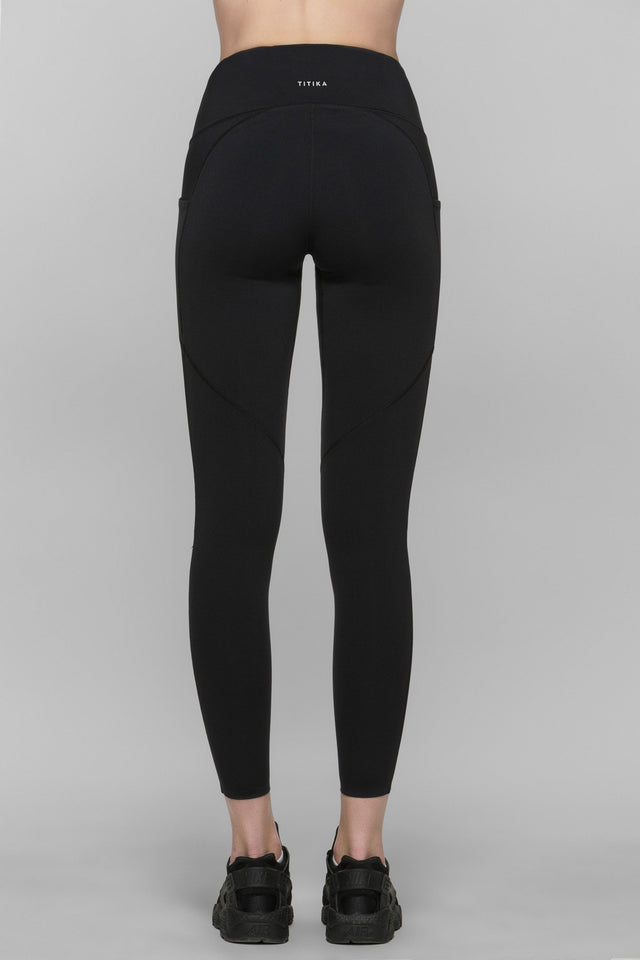 Legging court en maille compressée 