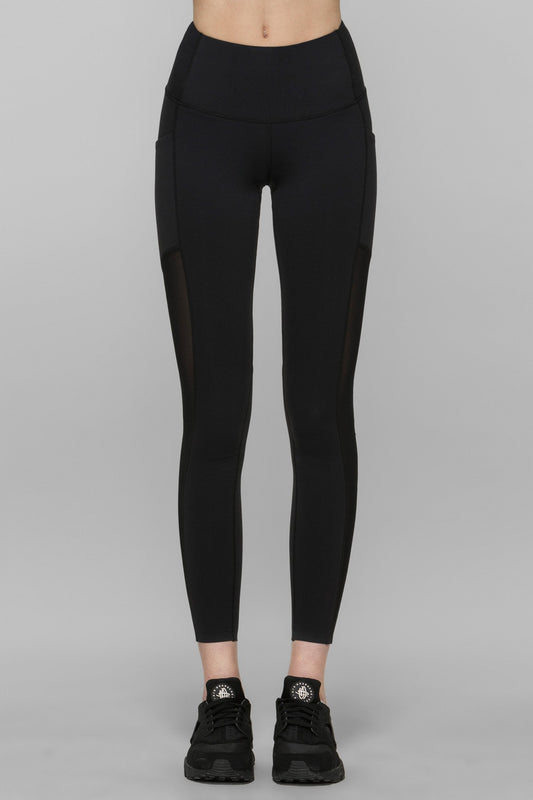 Legging court en maille compressée 