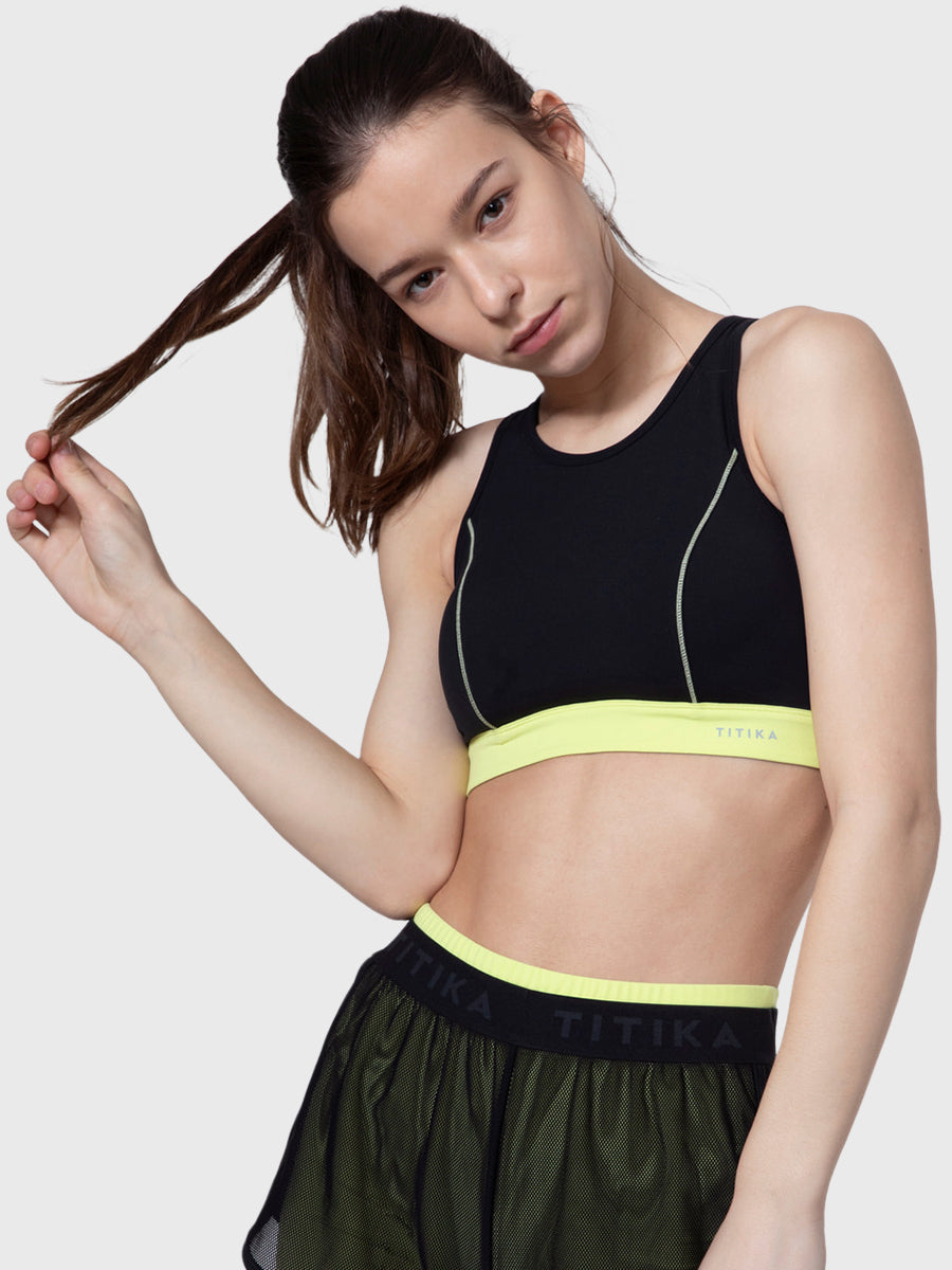 Soutien-gorge de fitness couleur pop