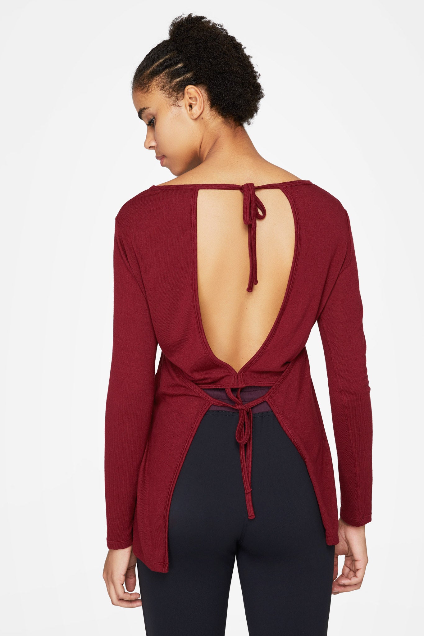 Josephine Lace Up Sweater II