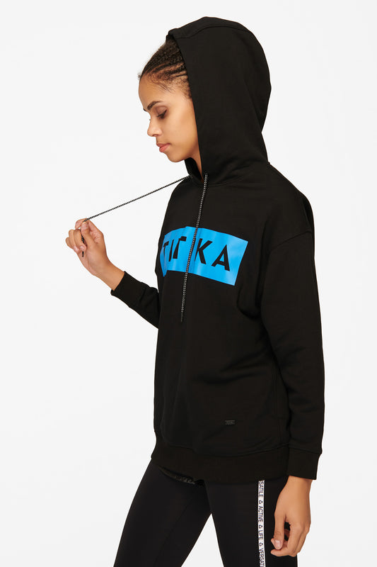 TITIKA Sweat à capuche classique avec logo 