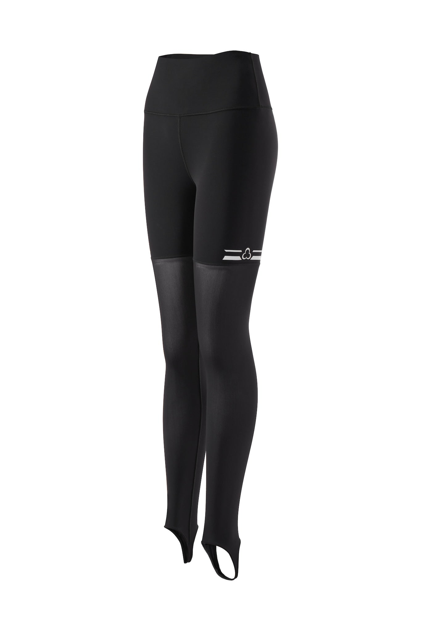 Dynamic High-Waisted Leggings for women in a sleek black design. Features a high-rise waistband, supportive fit, and moisture-wicking fabric, perfect for intense workouts and everyday wear