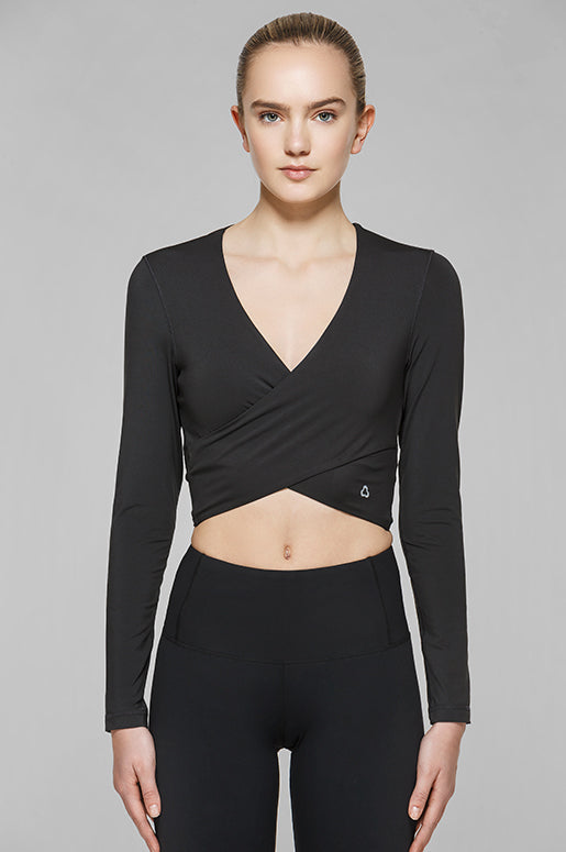 Elisa Long Sleeve Crop Top