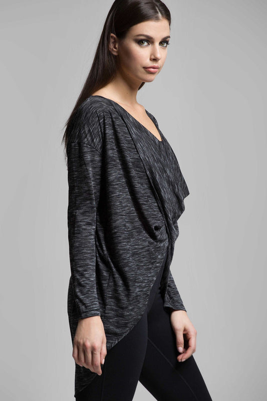 Curtis Long Sleeve Wrap Top