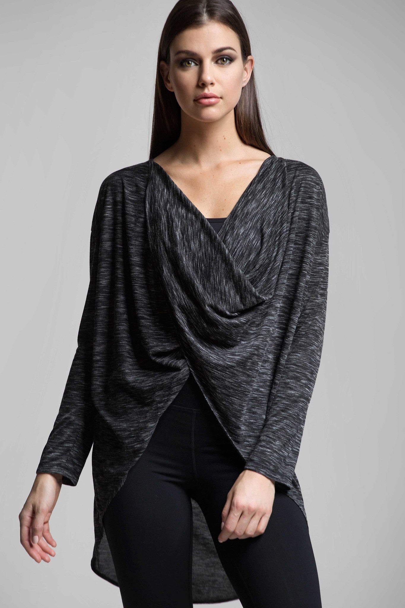 Curtis Long Sleeve Wrap Top