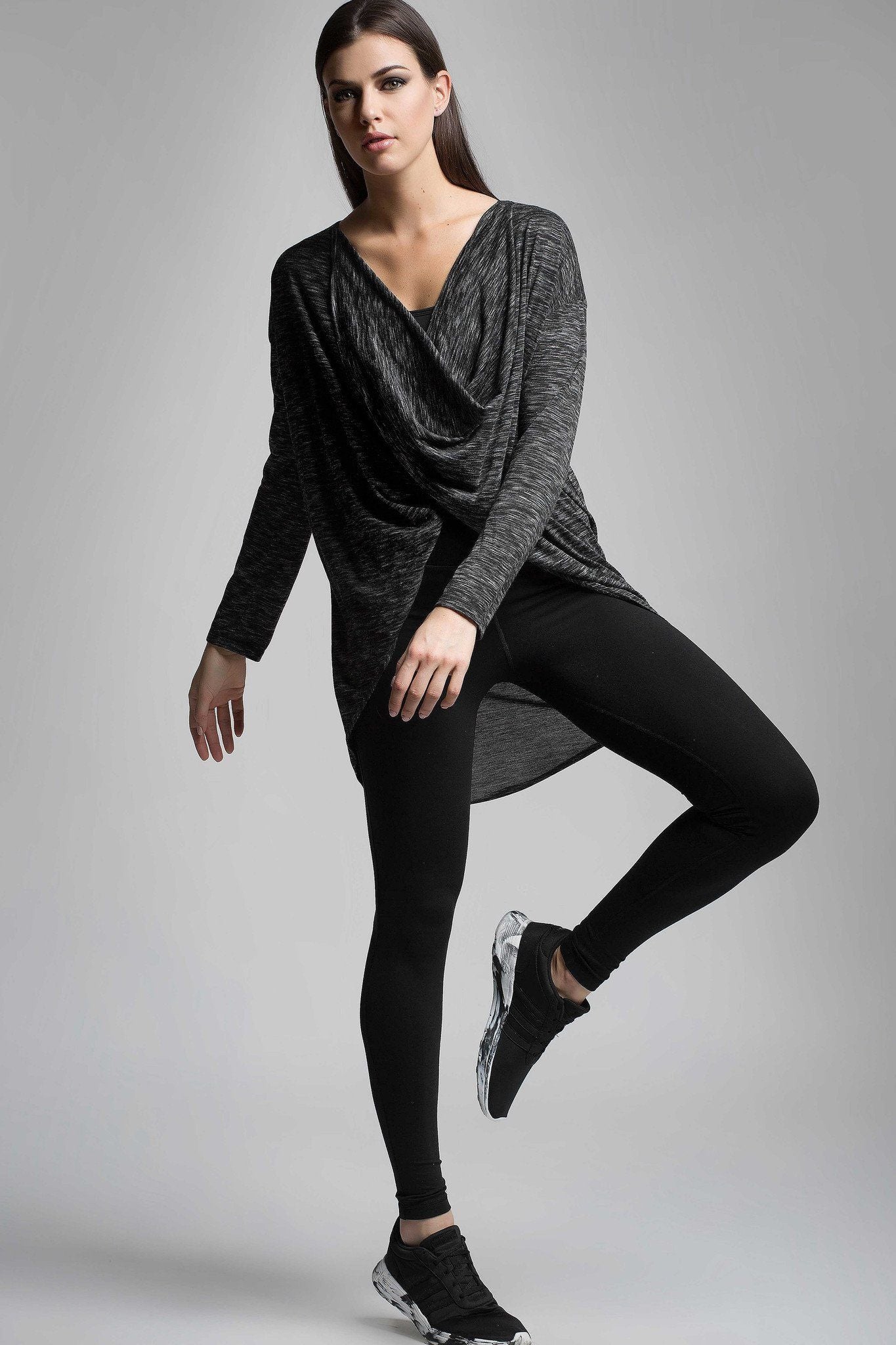 Curtis Long Sleeve Wrap Top