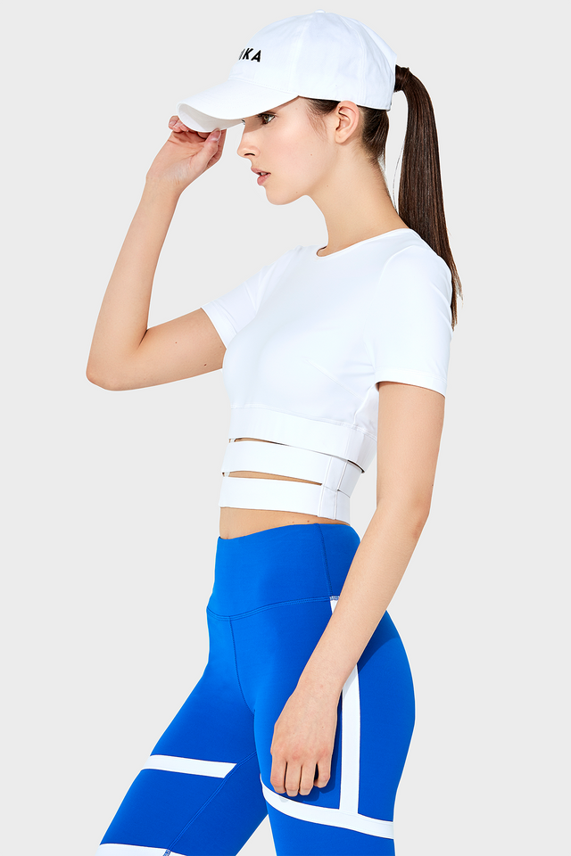 Lattice Crop Top