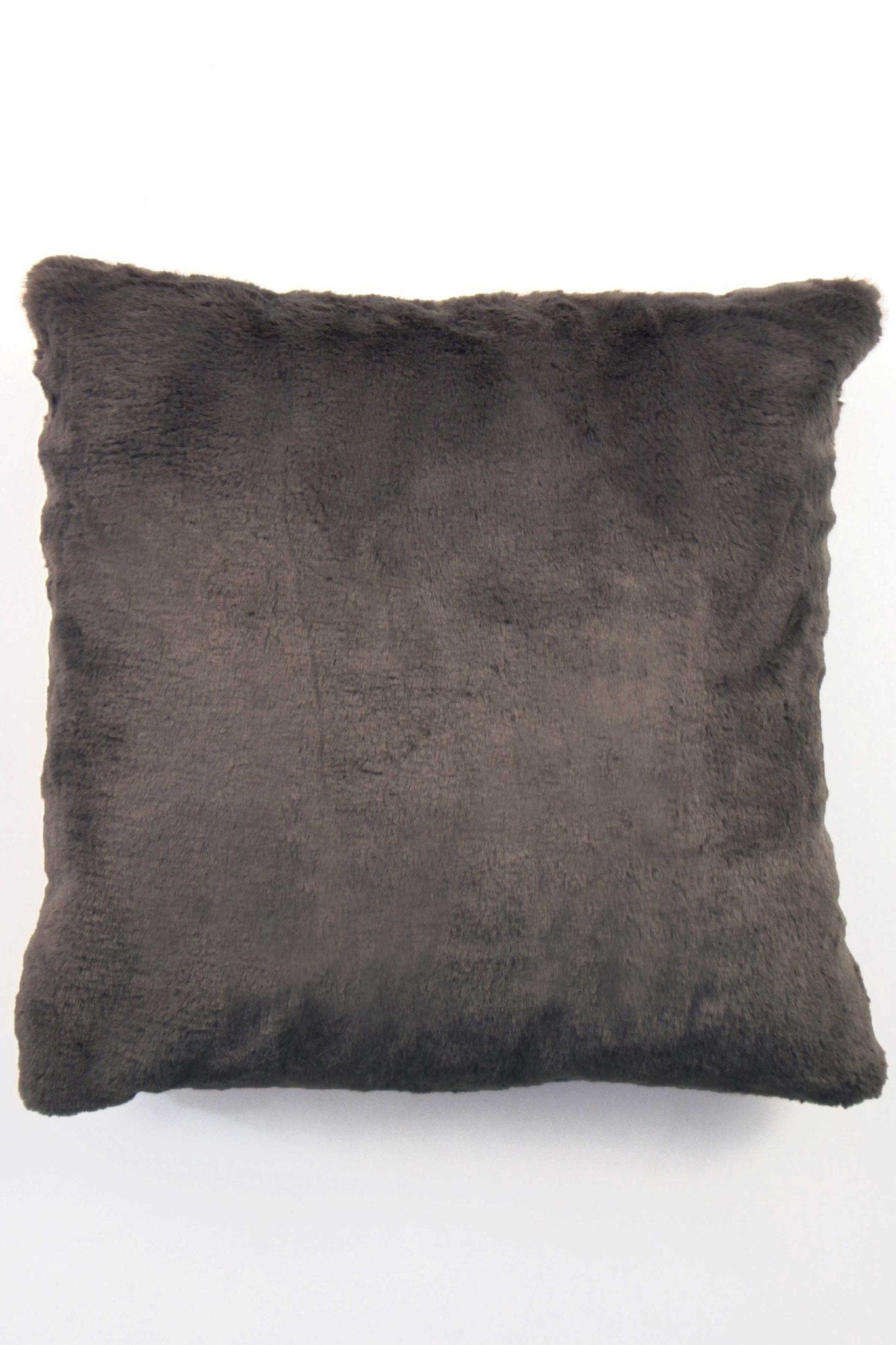 Housse de coussin en fourrure végétalienne