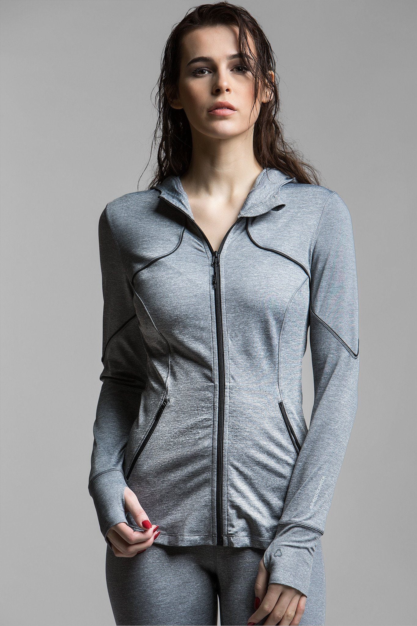 Munich II Reflective Zip-Up Running Jacket