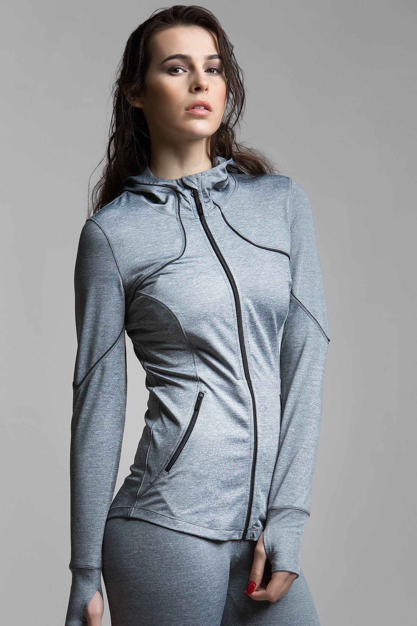 Veste de course zippée réfléchissante Munich II