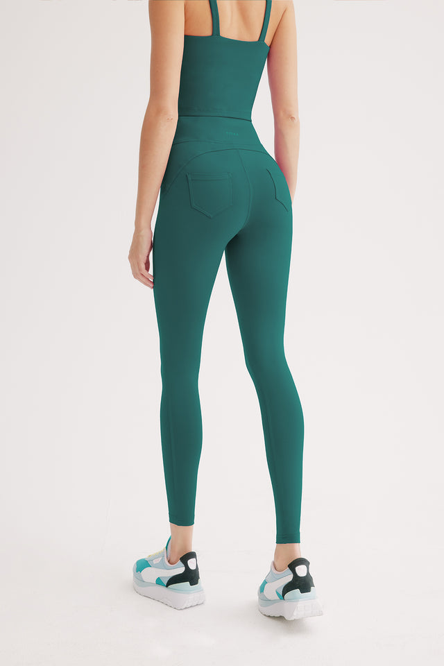 Sage Pocketed Legging – TITIKA Active Couture