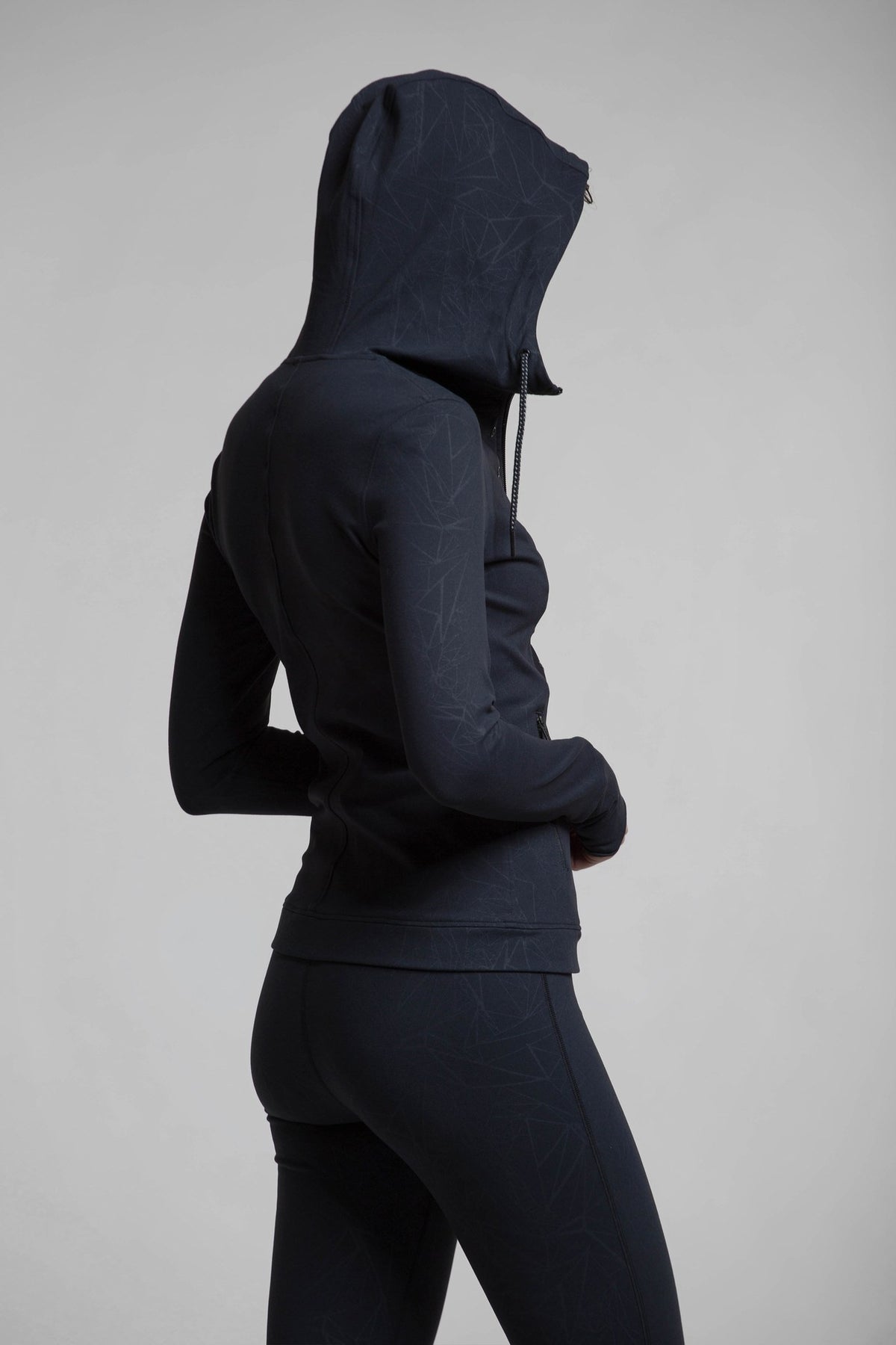 Stud Performance Zip-Up Hoodie